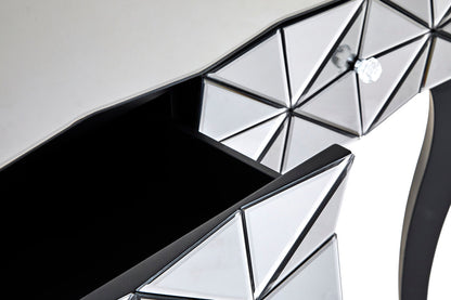 Chester Smoke Glass Two Drawer Console Table