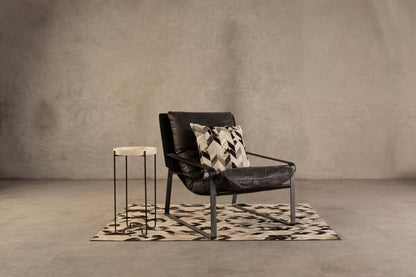 Harrogate Dark Brown Leather Lounge Chair