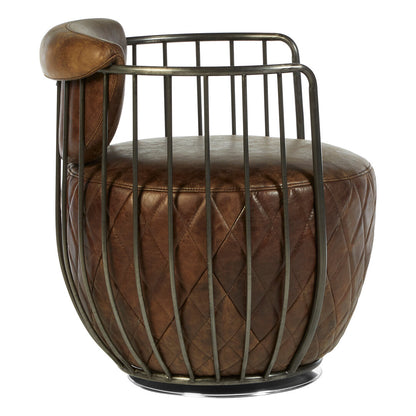 Harrogate Brown Swivel Chair