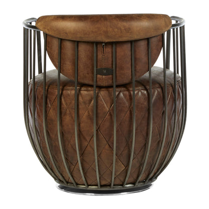 Harrogate Brown Swivel Chair