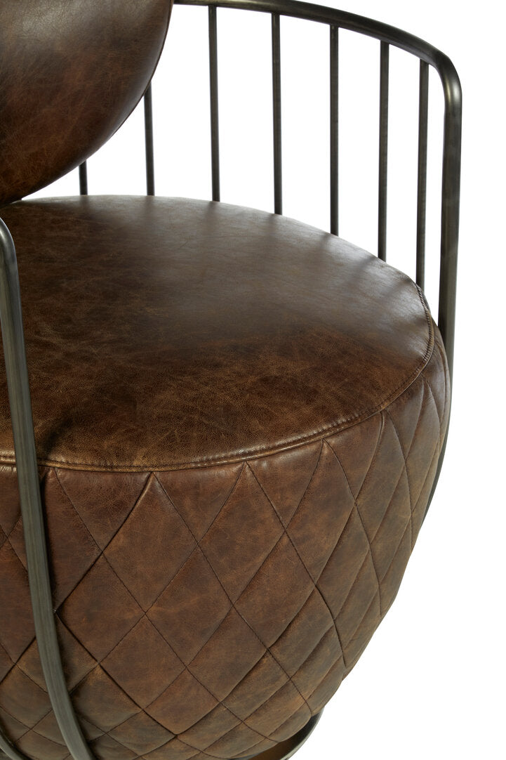 Harrogate Brown Swivel Chair