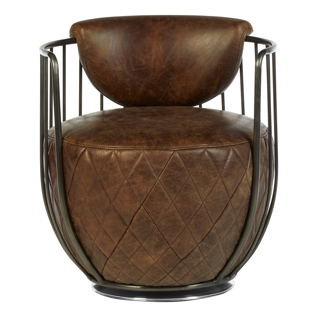 Harrogate Brown Swivel Chair