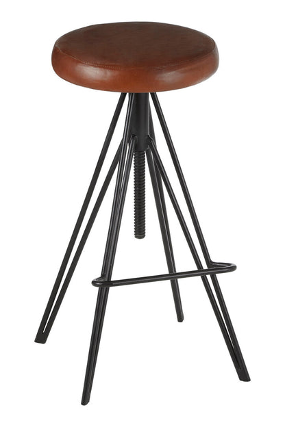 Bath Round Leather Stool