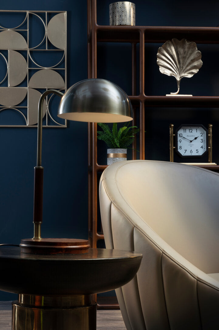 Granada Brown Leather Effect Armchair