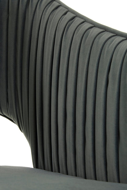 Capri 2 Seater Dusky Blue Velvet Sofa