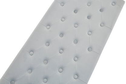 Aurora Powder Blue Geometric Bench