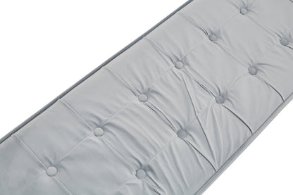 Aurora Powder Blue And Silver Finish Bench