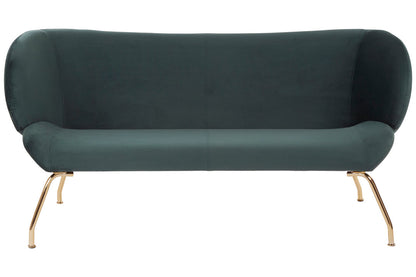 Penzance 2 Seat Green Sofa
