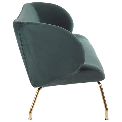 Penzance 2 Seat Green Sofa