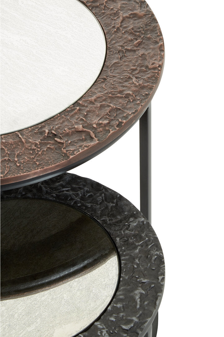 Penzance Set Of 2 Round Nesting Tables