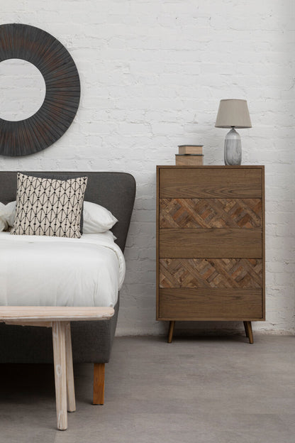 Kensington Wooden Chest of 5 Drawers