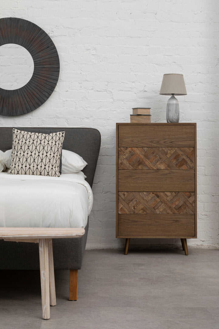 Kensington Wooden Chest of 5 Drawers