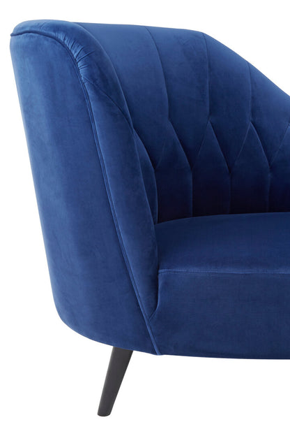 Belgravia Midnight Velvet Chaise