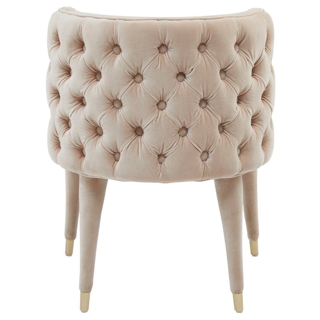 Regent Beige Tufted Backrest Chair