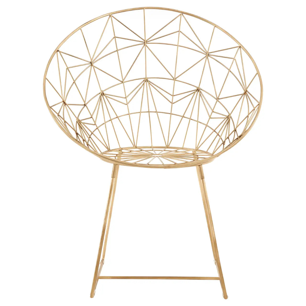 Templar gold iron design Chair