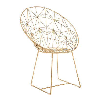 Templar gold iron design Chair