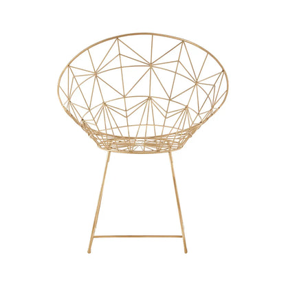 Templar gold iron design Chair