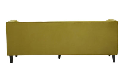 Knightsbridge 3 Seat Olive Velvet Sofa