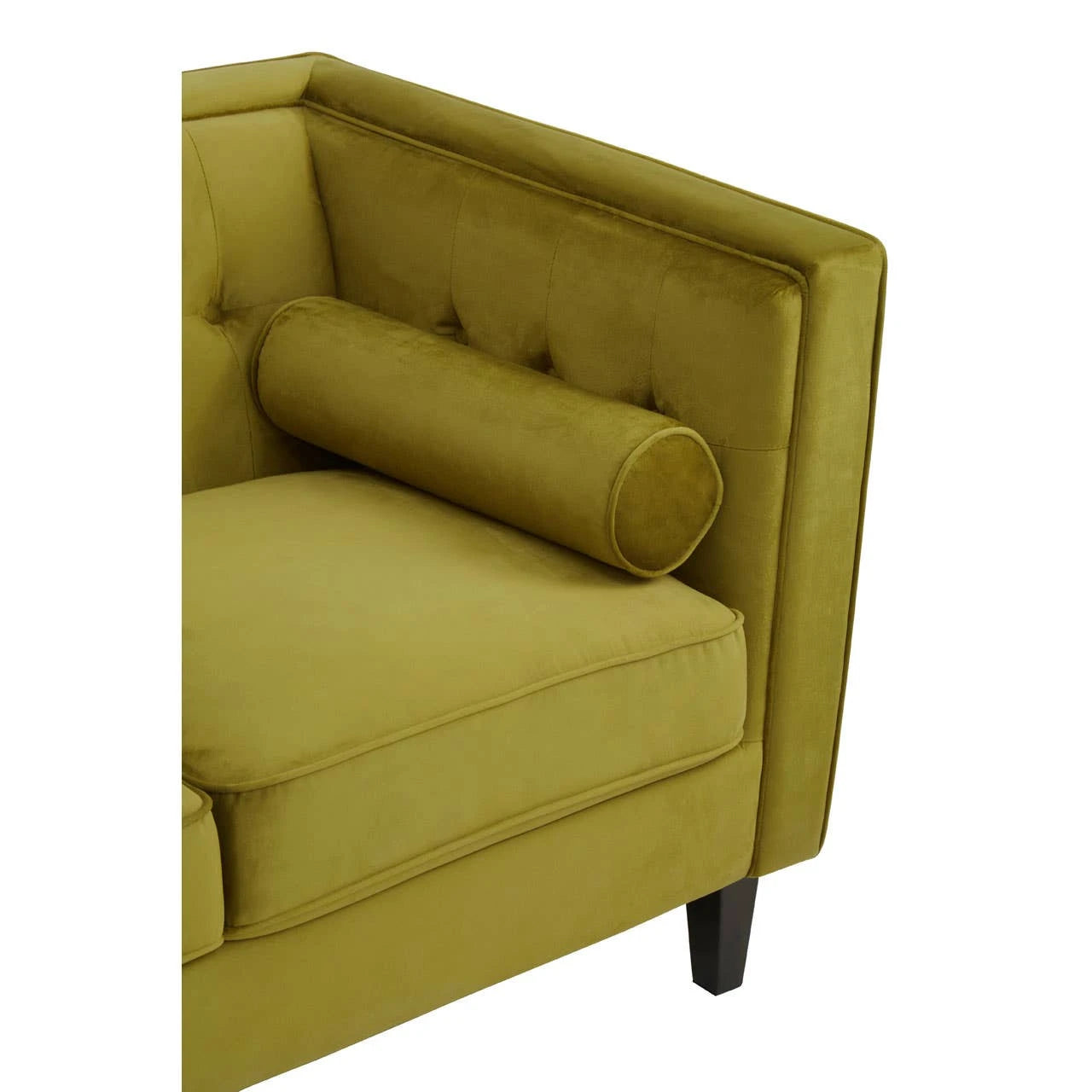 Knightsbridge 3 Seat Olive Velvet Sofa
