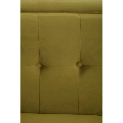 Knightsbridge 3 Seat Olive Velvet Sofa