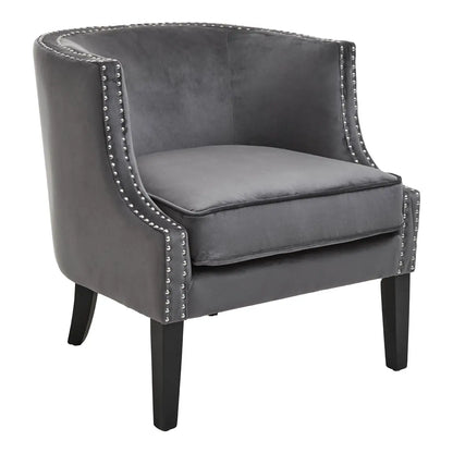 Larissa Velvet Studded Chair