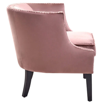Larissa Velvet Studded Chair