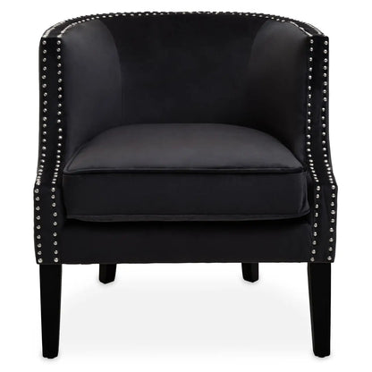 Larissa Velvet Studded Chair