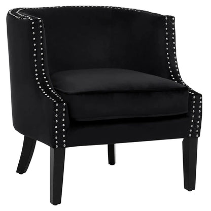 Larissa Velvet Studded Chair