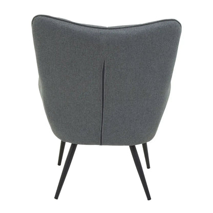 Stockholm Grey Fabric Armchair