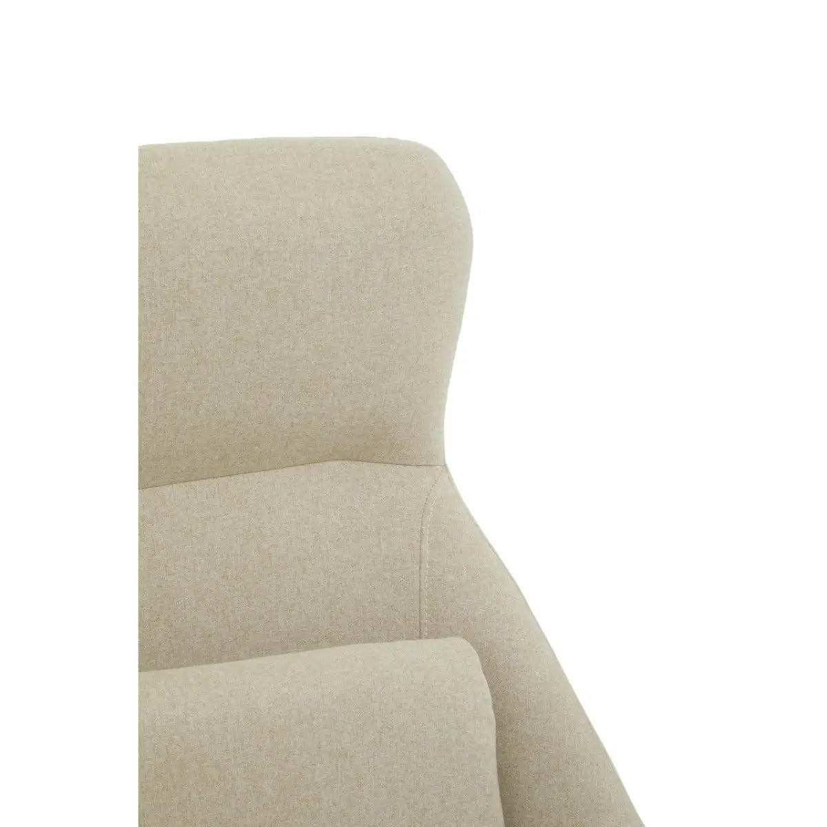 Stockholm Natural Chair With Black Metal Frame