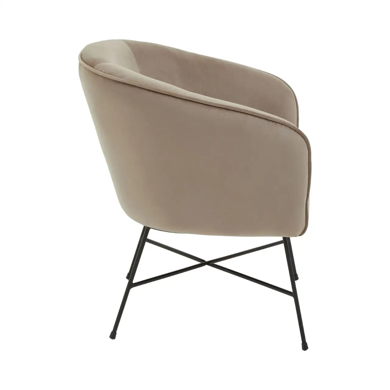 Stockholm Mink Velvet Chair