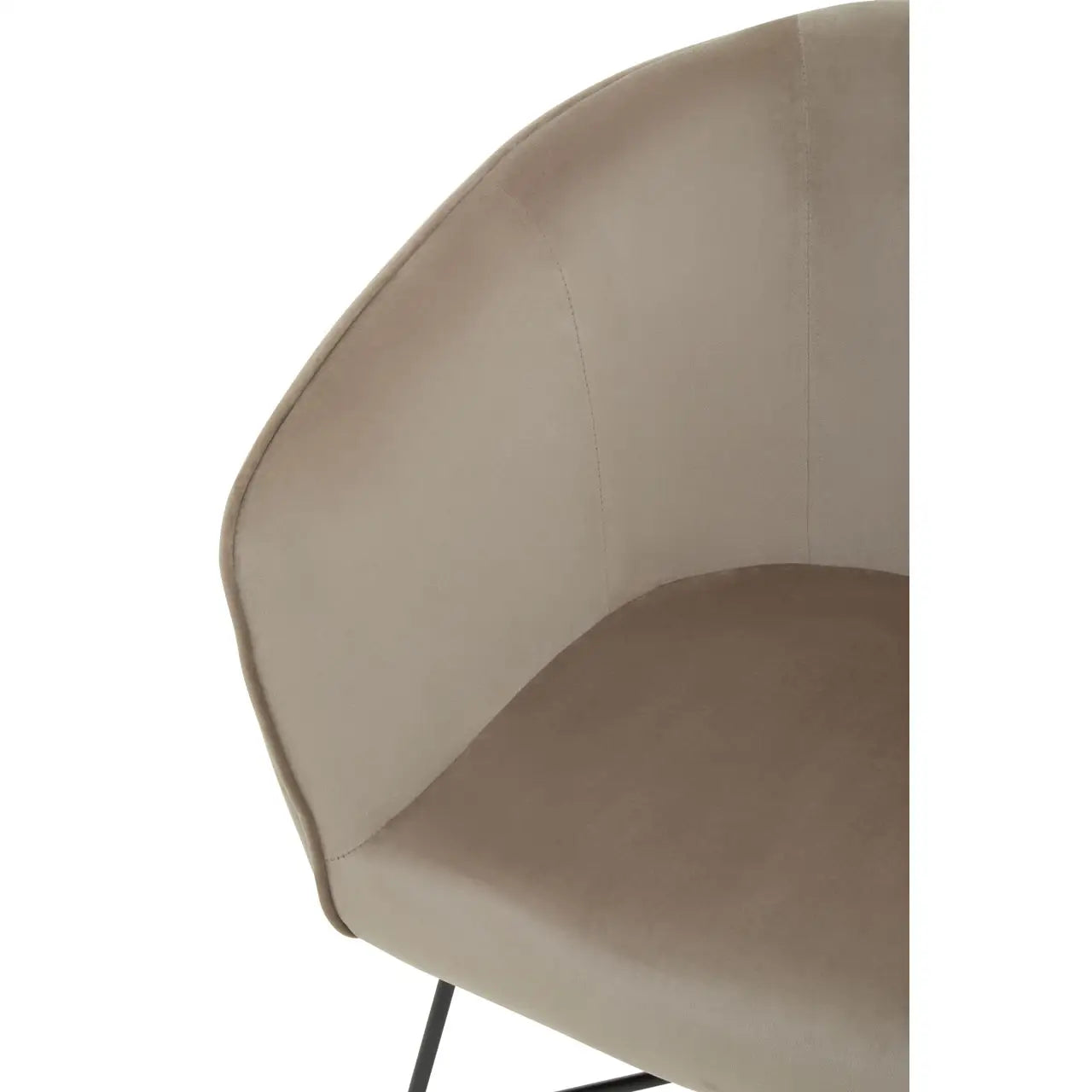 Stockholm Mink Velvet Chair