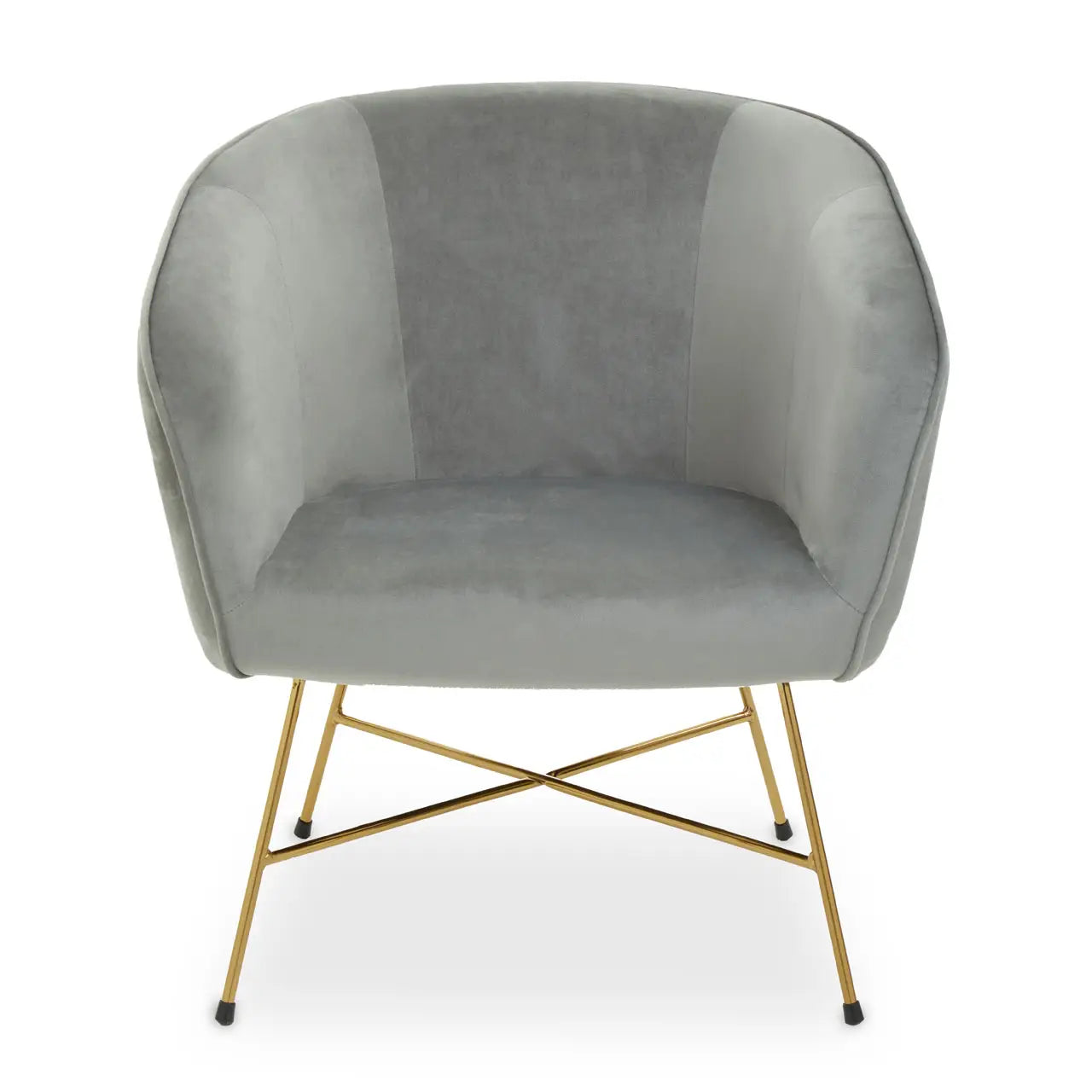 Stockholm Grey Chair With Metal Frame