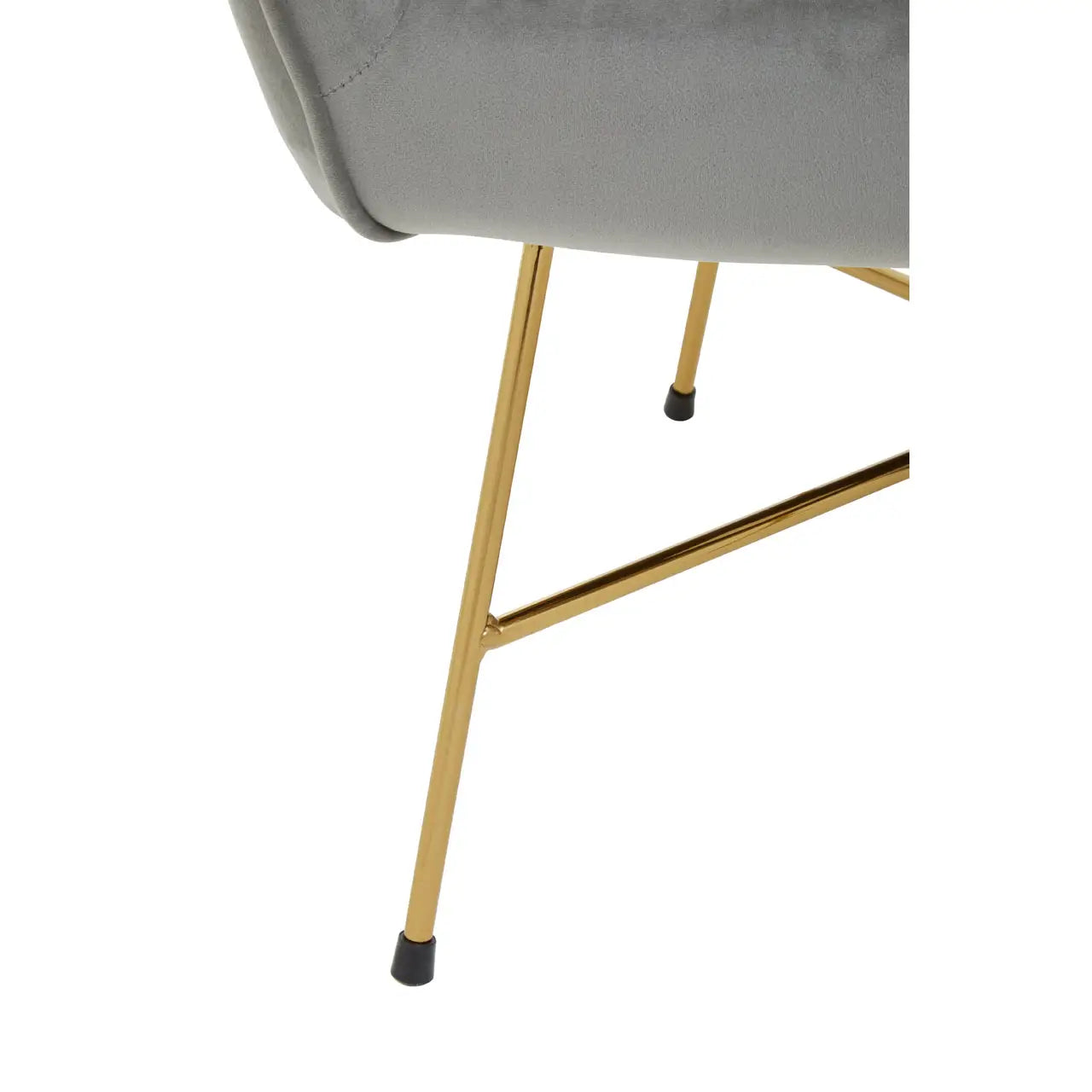 Stockholm Grey Chair With Metal Frame