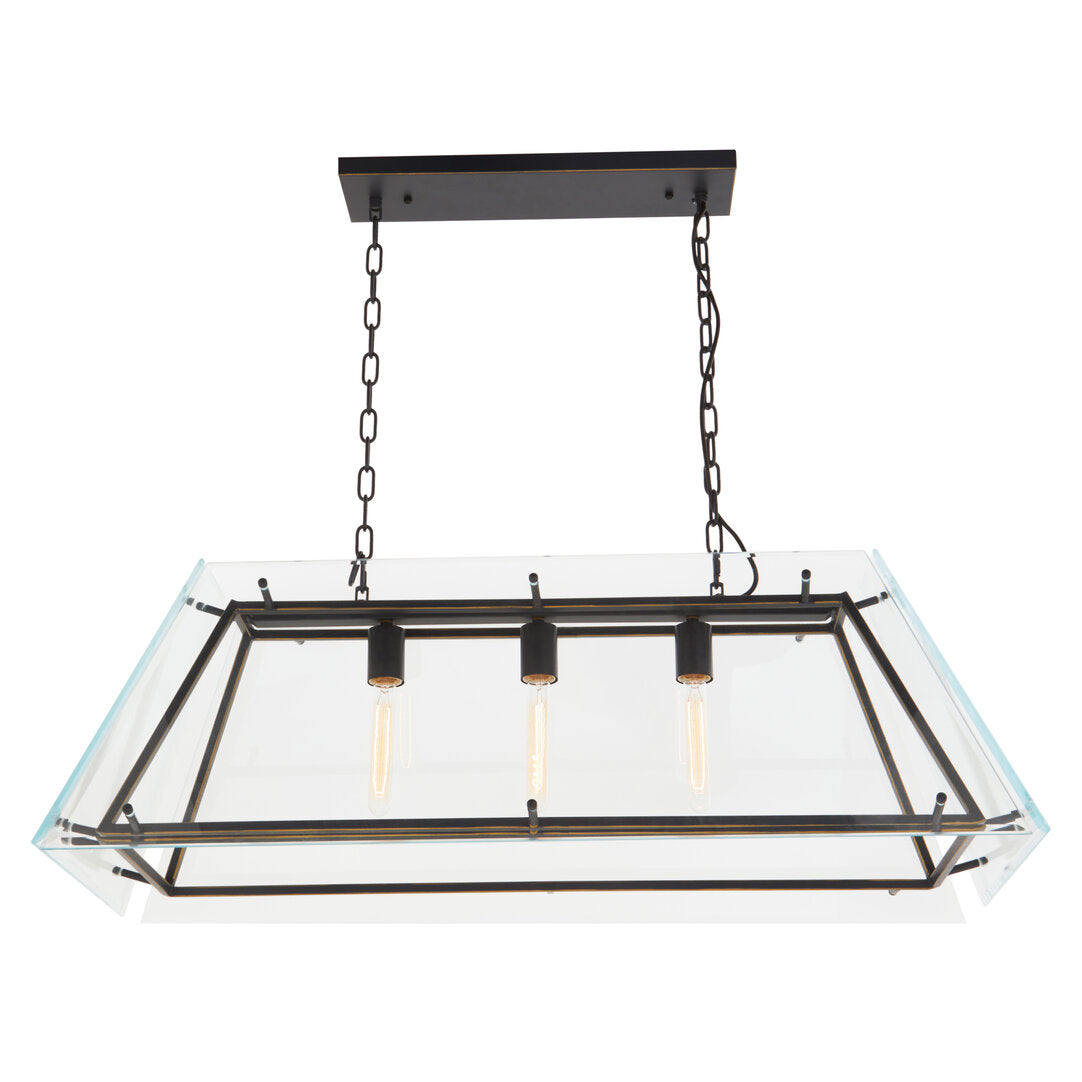 Florence Black Finish Pendant Light