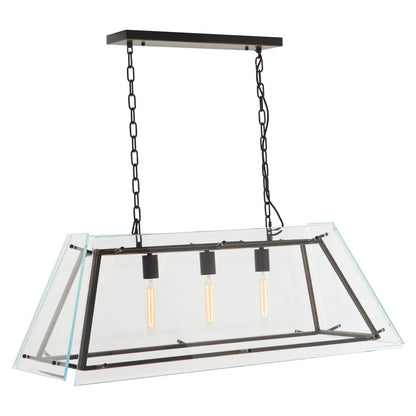 Florence Black Finish Pendant Light