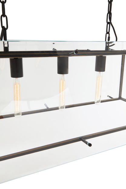 Florence Black Finish Pendant Light