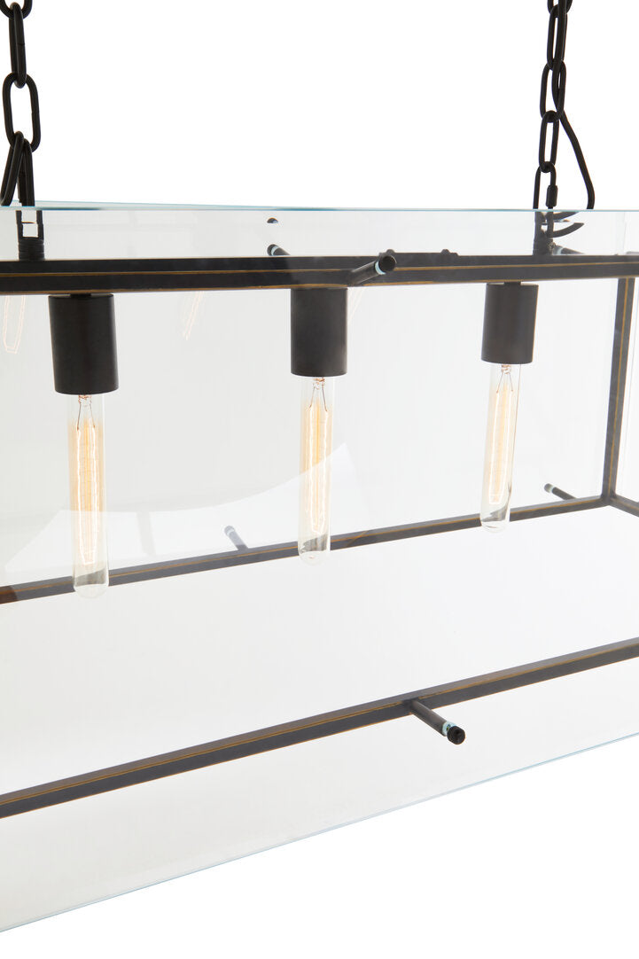 Florence Black Finish Pendant Light