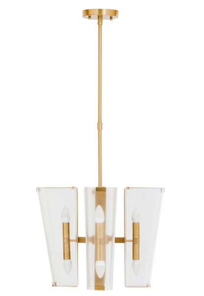 Amalfi Antique Brass Finish Pendant Light
