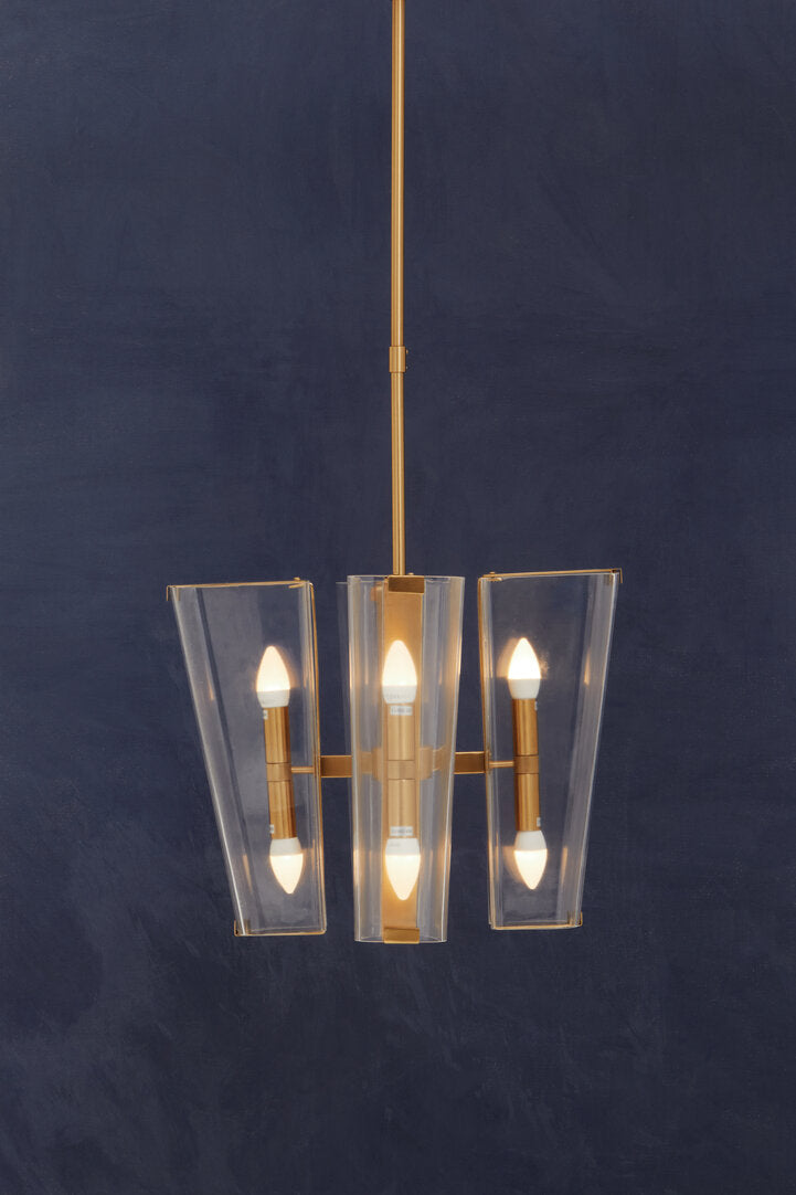 Amalfi Antique Brass Finish Pendant Light