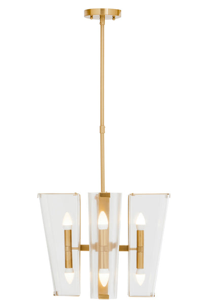 Amalfi Antique Brass Finish Pendant Light
