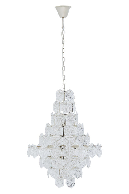 Cannes Tiered Glass Chandelier