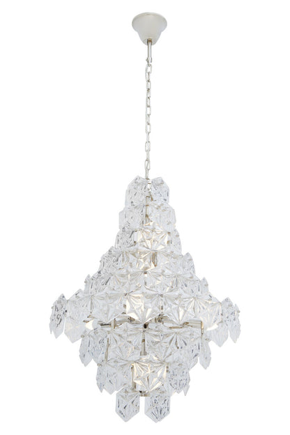 Cannes Tiered Glass Chandelier