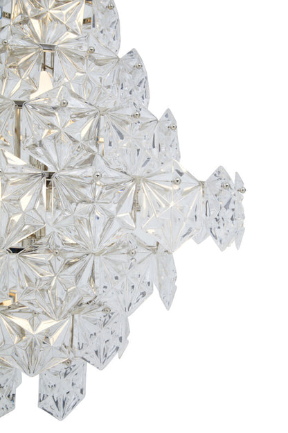 Cannes Tiered Glass Chandelier