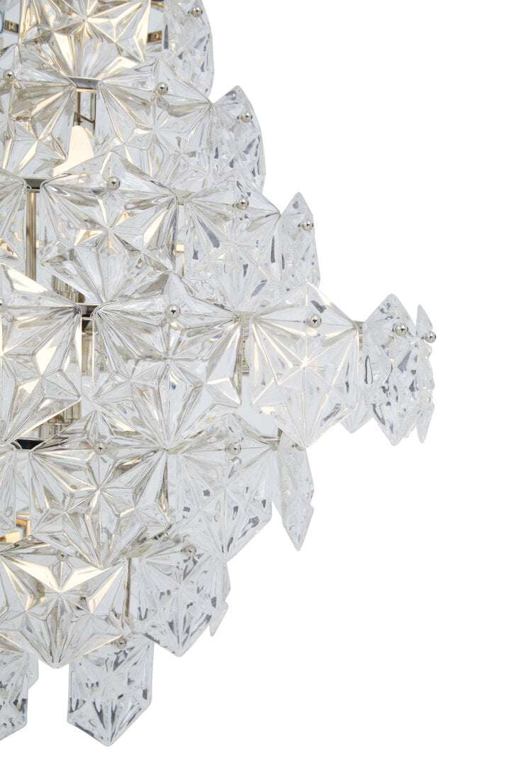 Cannes Tiered Glass Chandelier