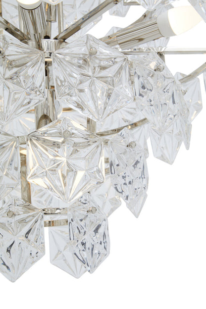 Cannes Tiered Glass Chandelier