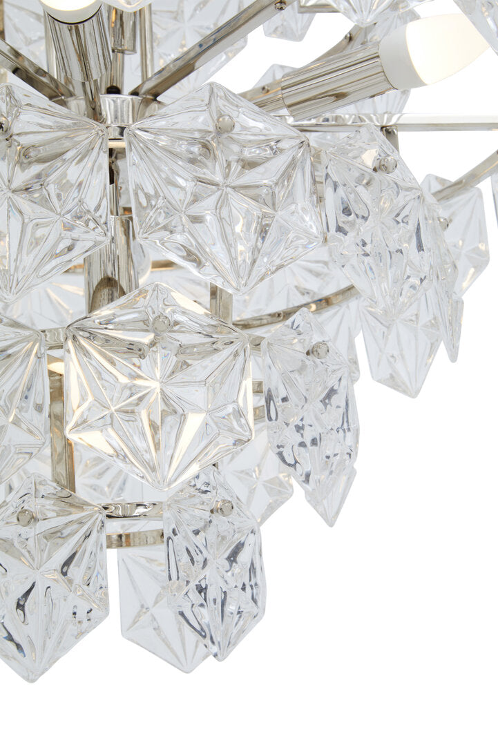 Cannes Tiered Glass Chandelier