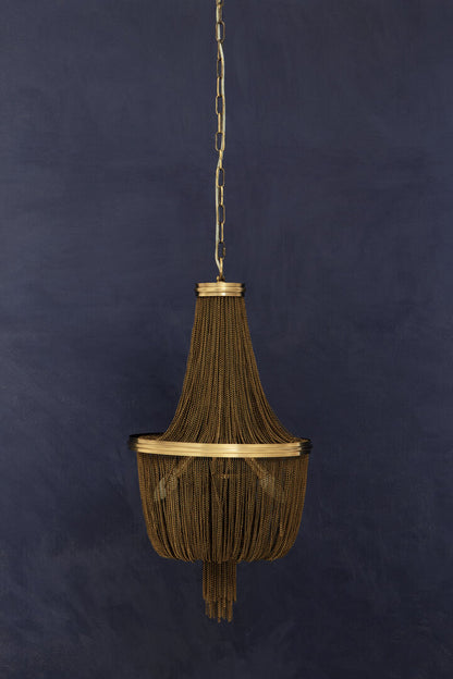 Como Antique Brass Chain Design Chandelier