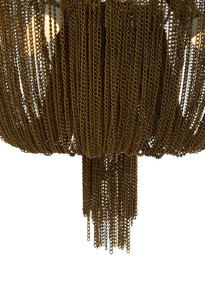 Como Antique Brass Chain Design Chandelier