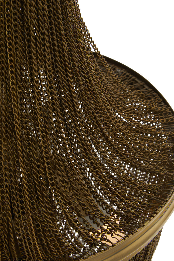 Como Antique Brass Chain Design Chandelier